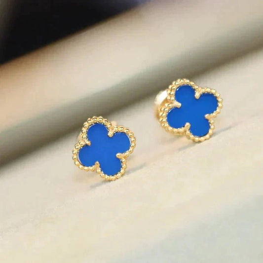 ¡®Sprite Jewelry¡¯CLOVER MINI 9.5MM TURQUOISE EARRINGS