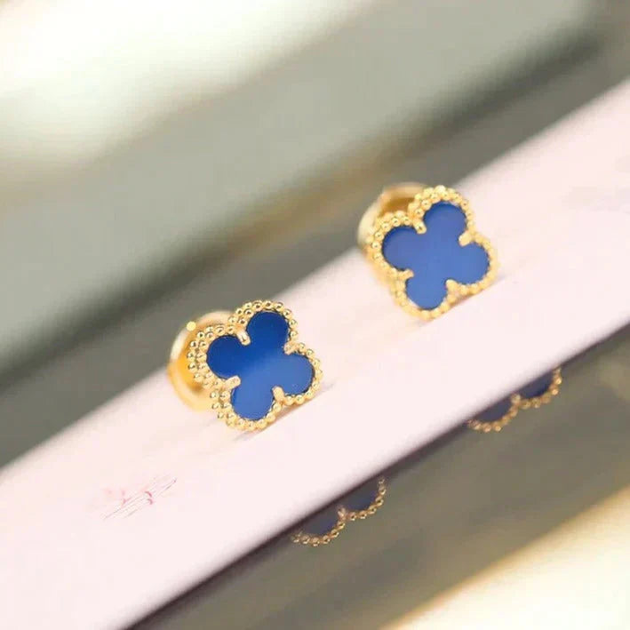 ¡®Sprite Jewelry¡¯CLOVER MINI 9.5MM TURQUOISE EARRINGS