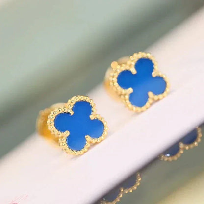 ¡®Sprite Jewelry¡¯CLOVER MINI 9.5MM TURQUOISE EARRINGS