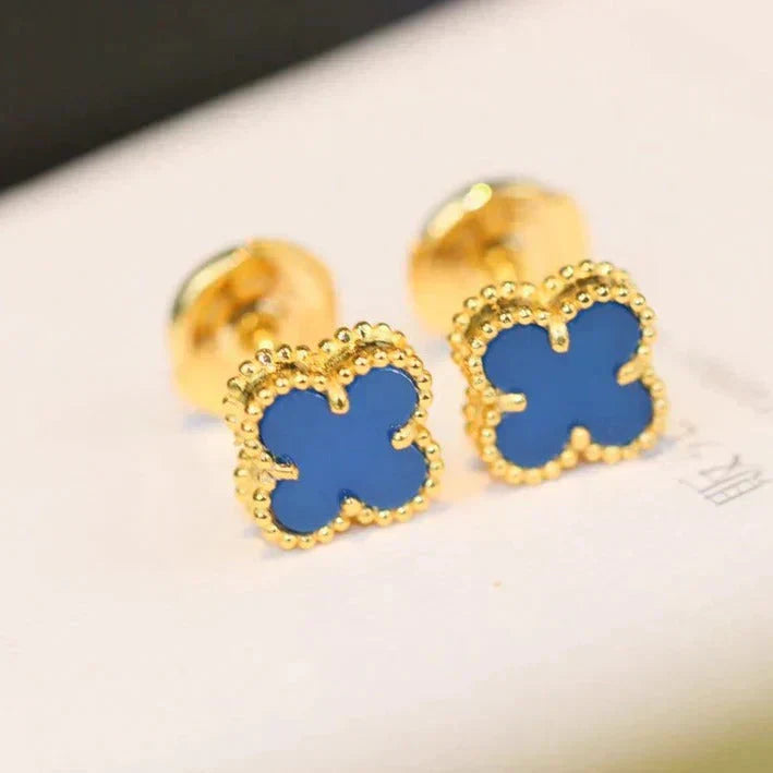 ¡®Sprite Jewelry¡¯CLOVER MINI 9.5MM TURQUOISE EARRINGS