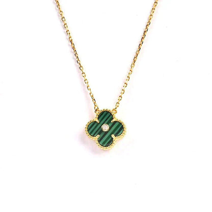 ¡®Sprite Jewelry¡¯CLOVER 15MM DIAMOND TURQUOISE NECKLACE