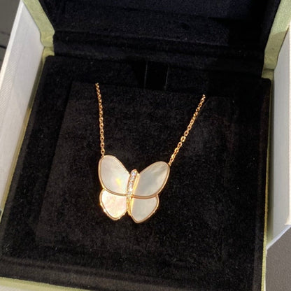 ¡®Sprite Jewelry¡¯BUTTERFLY GOLD MOP DIAMOND NECKLACE