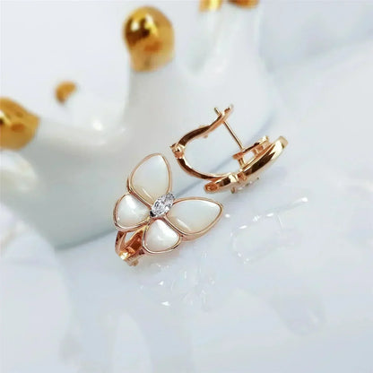 ¡®Sprite Jewelry¡¯BUTTERFLY MOP DIAMOND EARRINGS