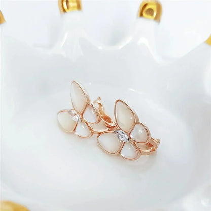 ¡®Sprite Jewelry¡¯BUTTERFLY MOP DIAMOND EARRINGS