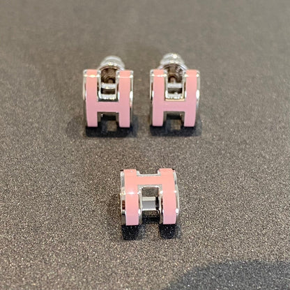 ¡®Sprite Jewelry¡¯MINI POP H SILVER EARRINGS PINK