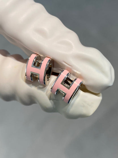 ¡®Sprite Jewelry¡¯MINI POP H SILVER EARRINGS PINK