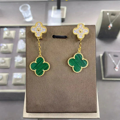 ¡®Sprite Jewelry¡¯CLOVER  2 MOTIFS  DIAMOND  EARRINGS (MULTIPLE CHOICESç´