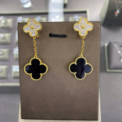 ¡®Sprite Jewelry¡¯CLOVER  2 MOTIFS  DIAMOND  EARRINGS (MULTIPLE CHOICESç´