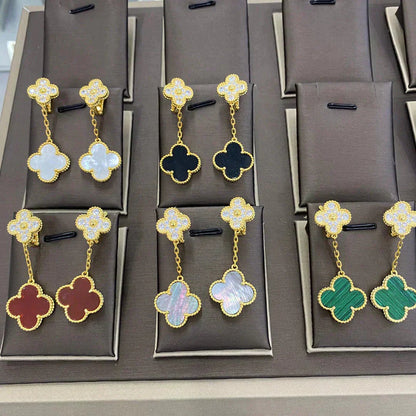 ¡®Sprite Jewelry¡¯CLOVER  2 MOTIFS  DIAMOND  EARRINGS (MULTIPLE CHOICESç´