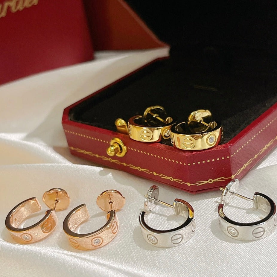 ¡®Sprite Jewelry¡¯LOVE EARRINGS 5.7MM 2 DIAMONDS