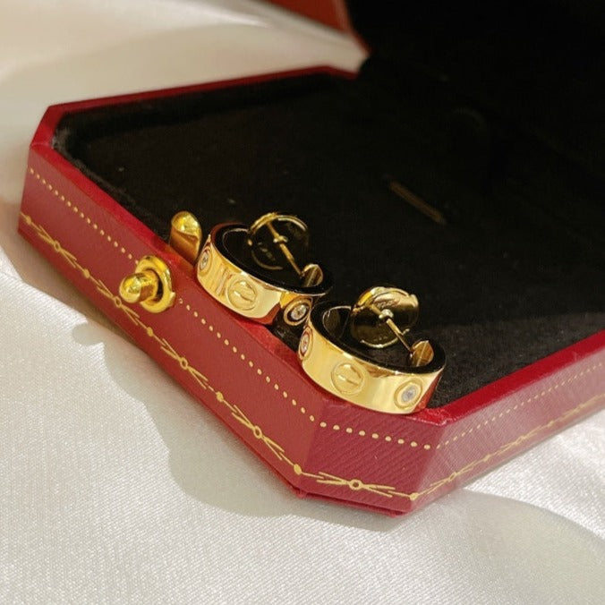 ¡®Sprite Jewelry¡¯LOVE EARRINGS 5.7MM 2 DIAMONDS
