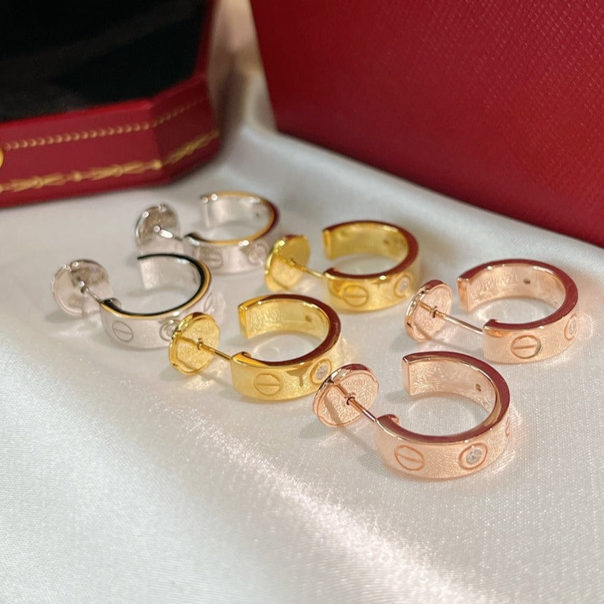¡®Sprite Jewelry¡¯LOVE EARRINGS 5.7MM 2 DIAMONDS