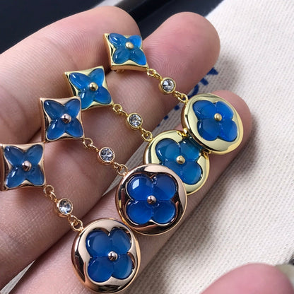 ¡®Sprite Jewelry¡¯STAR AND SUN AGATE DIAMOND EARRINGS