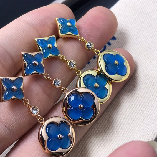 ¡®Sprite Jewelry¡¯STAR AND SUN AGATE DIAMOND EARRINGS