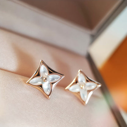 ¡®Sprite Jewelry¡¯STAR MOP PINK GOLD EARRINGS
