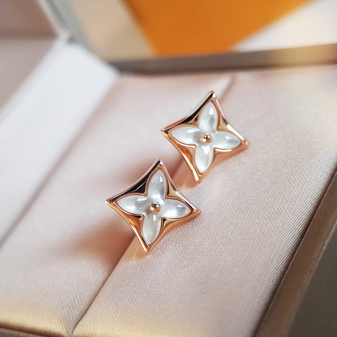 ¡®Sprite Jewelry¡¯STAR MOP PINK GOLD EARRINGS