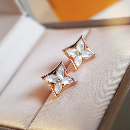 ¡®Sprite Jewelry¡¯STAR MOP PINK GOLD EARRINGS