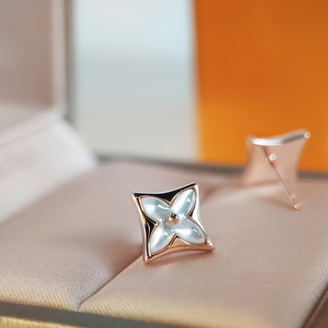 ¡®Sprite Jewelry¡¯STAR MOP PINK GOLD EARRINGS