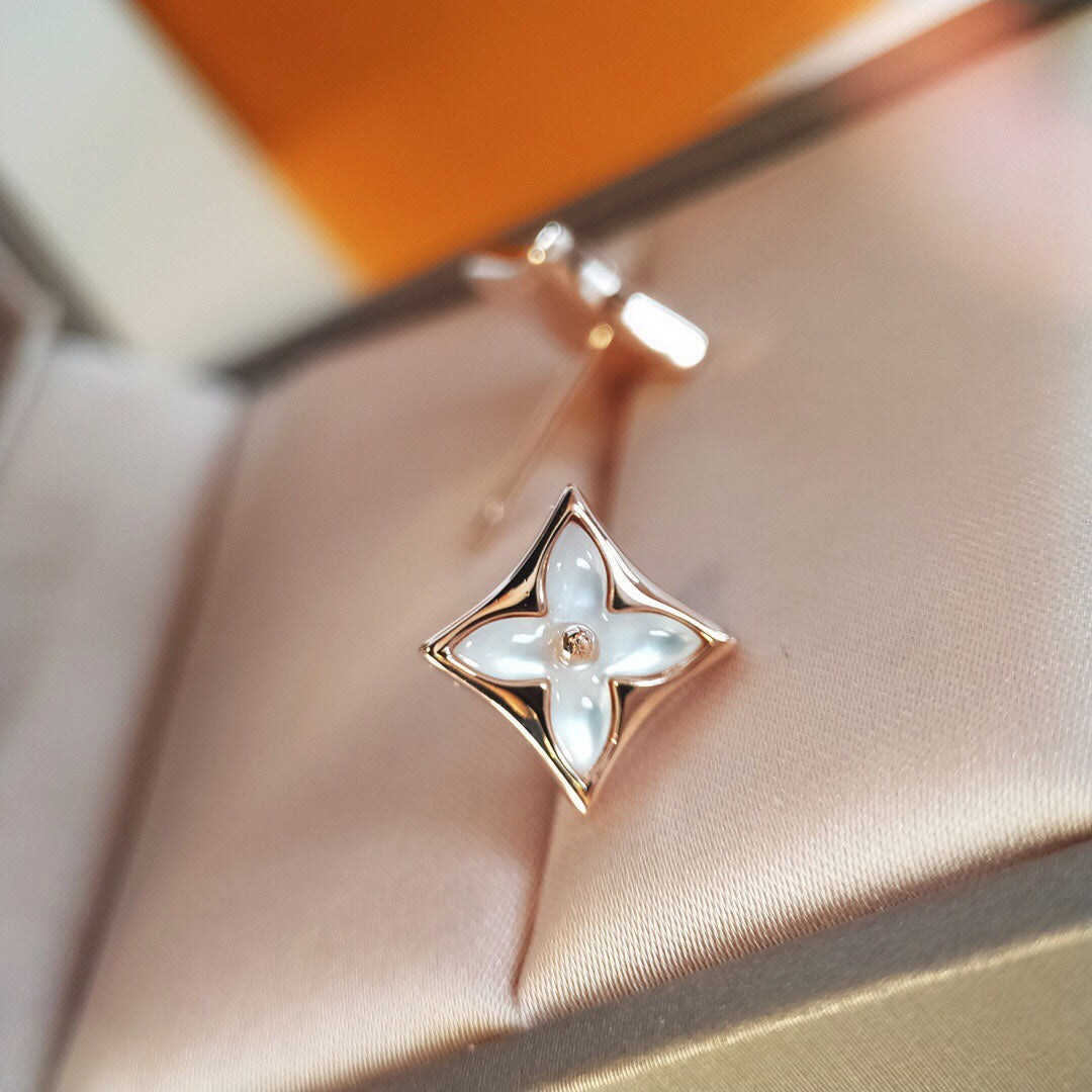 ¡®Sprite Jewelry¡¯STAR MOP PINK GOLD EARRINGS