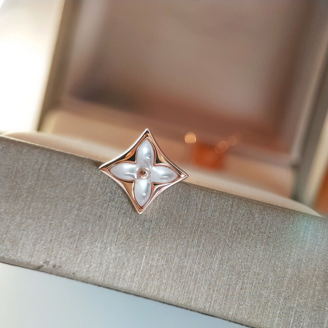 ¡®Sprite Jewelry¡¯STAR MOP PINK GOLD EARRINGS