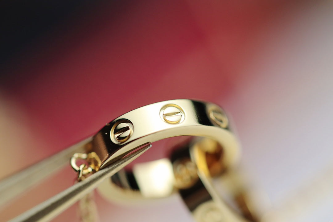 ¡®Sprite Jewelry¡¯LOVE NECKLACE DOUBLE RING GOLD