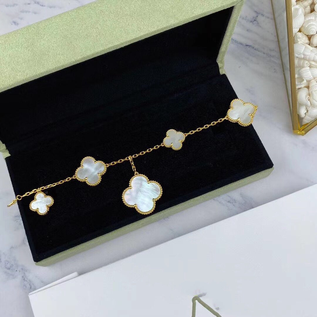 ¡®Sprite Jewelry¡¯MAGIC CLOVER MOP GOLD BRACELET 5 MOTIFS