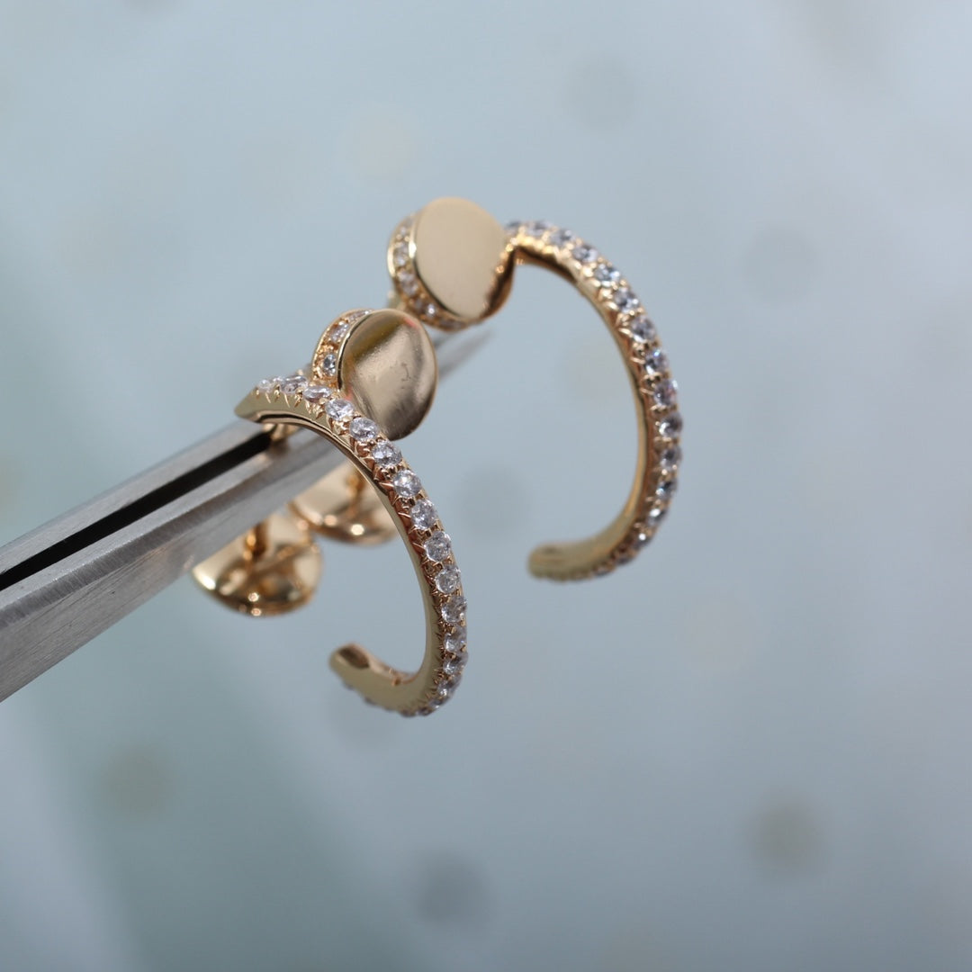 ¡®Sprite Jewelry¡¯JUSTE EARRINGS 12.75MM PINK GOLD DIAMOND