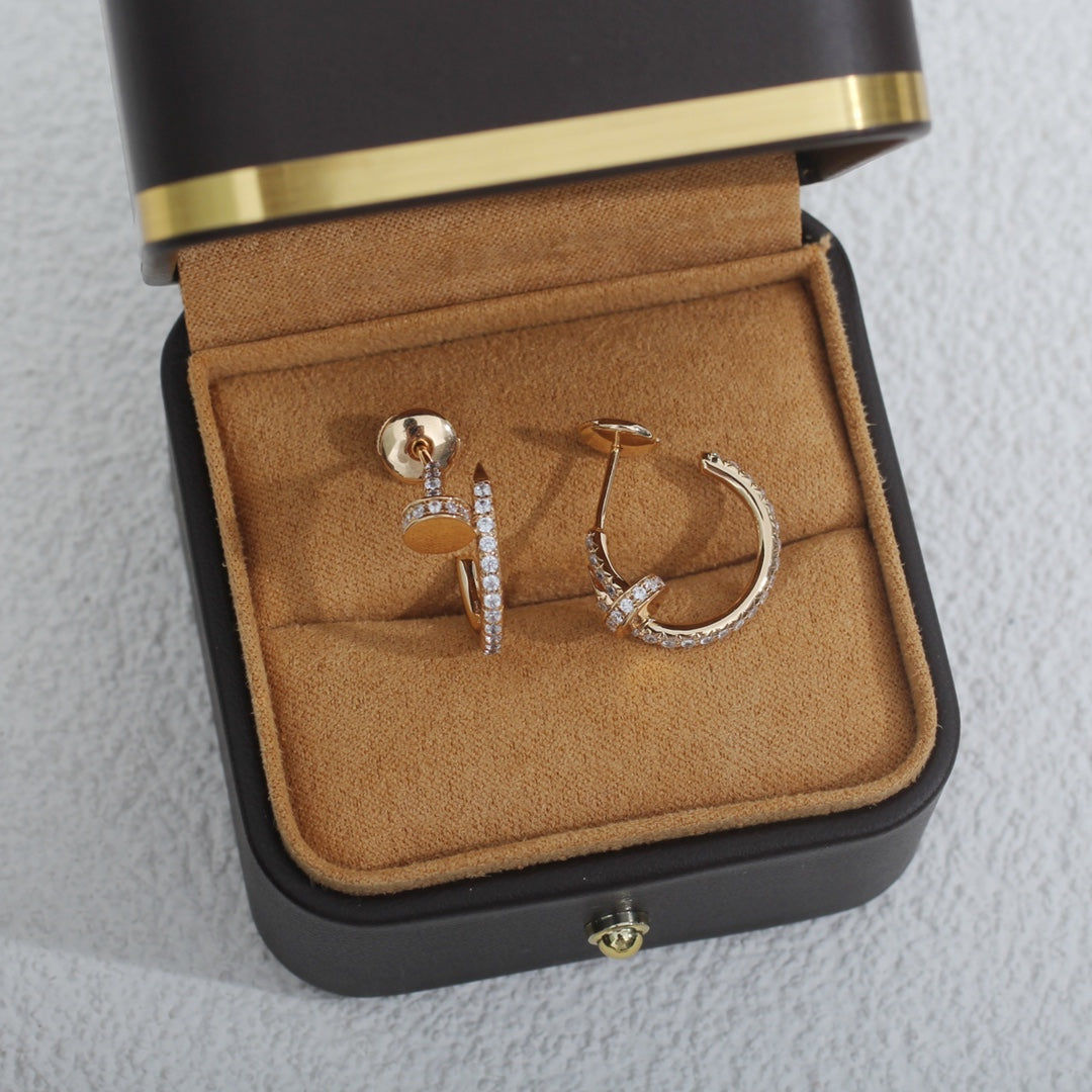 ¡®Sprite Jewelry¡¯JUSTE EARRINGS 12.75MM PINK GOLD DIAMOND