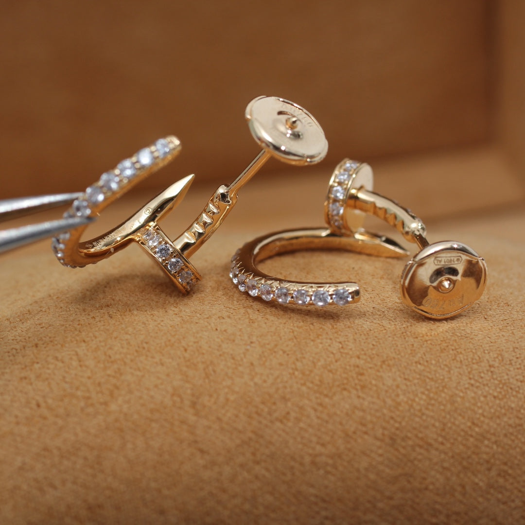 ¡®Sprite Jewelry¡¯JUSTE EARRINGS 12.75MM PINK GOLD DIAMOND