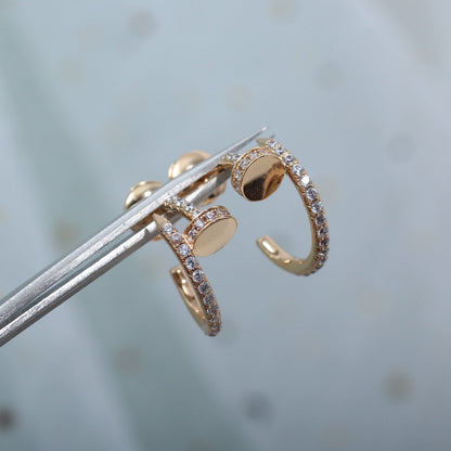 ¡®Sprite Jewelry¡¯JUSTE EARRINGS 12.75MM PINK GOLD DIAMOND