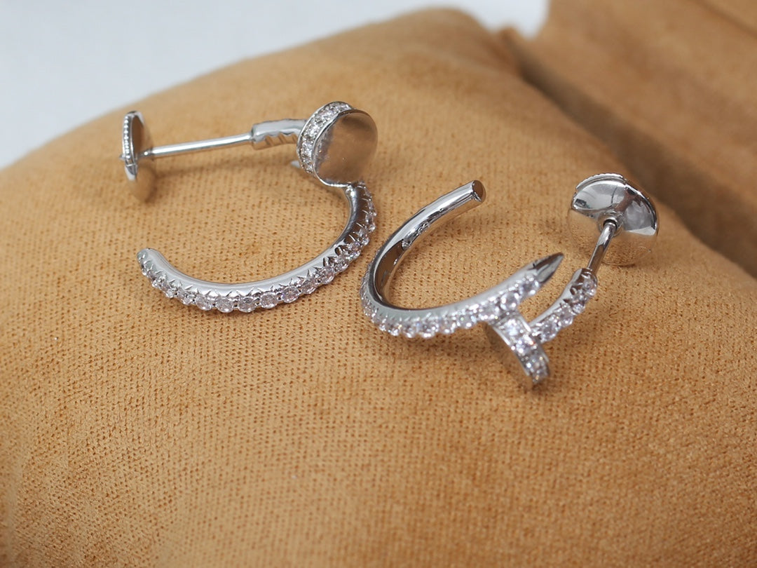 ¡®Sprite Jewelry¡¯JUSTE EARRINGS 12.75MM SILVER DIAMOND