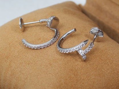 ¡®Sprite Jewelry¡¯JUSTE EARRINGS 12.75MM SILVER DIAMOND