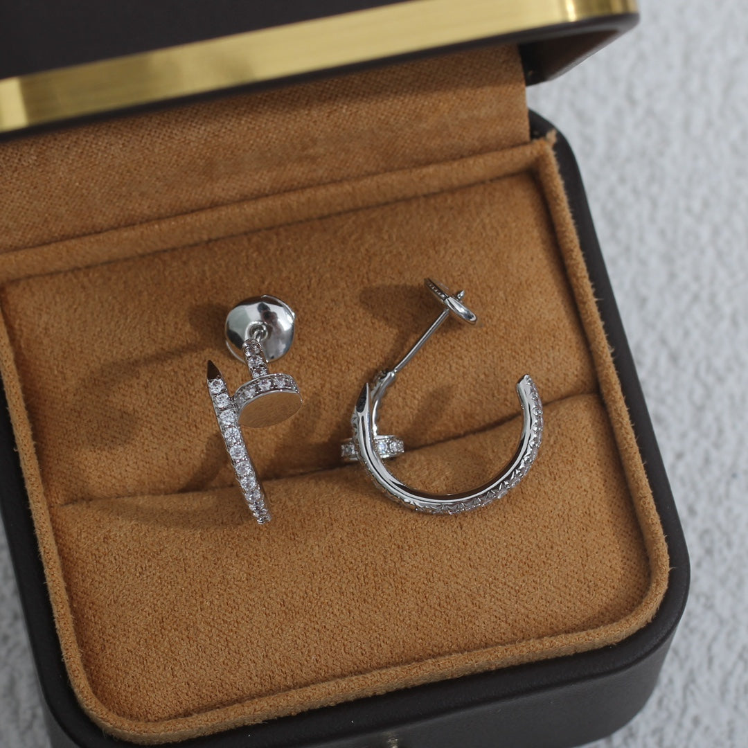 ¡®Sprite Jewelry¡¯JUSTE EARRINGS 12.75MM SILVER DIAMOND