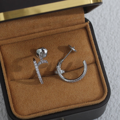 ¡®Sprite Jewelry¡¯JUSTE EARRINGS 12.75MM SILVER DIAMOND