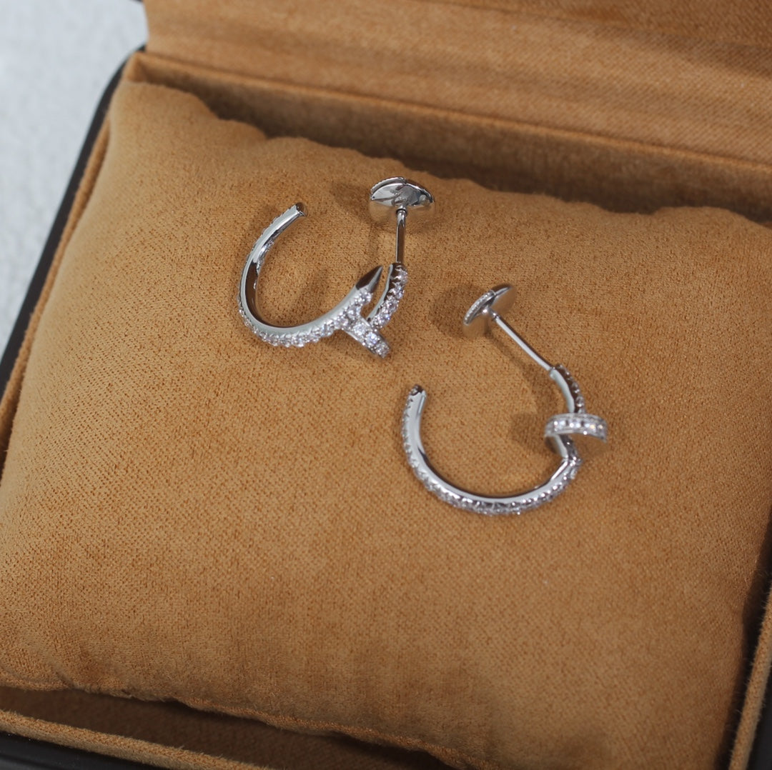 ¡®Sprite Jewelry¡¯JUSTE EARRINGS 12.75MM SILVER DIAMOND