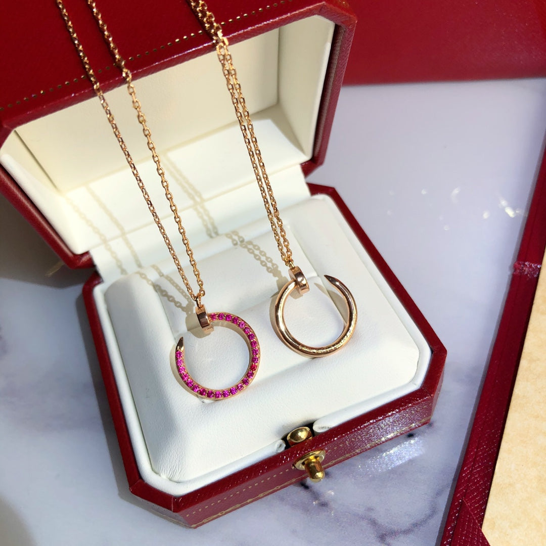 ¡®Sprite Jewelry¡¯JUSTE NECKLACE GOLD RED DIAMONDS