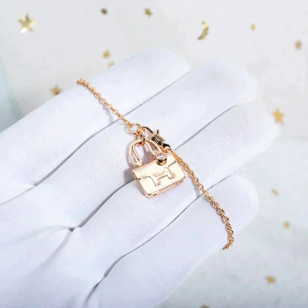 ¡®Sprite Jewelry¡¯AMULETTE PEDANT ROSE GOLD NECKLACE
