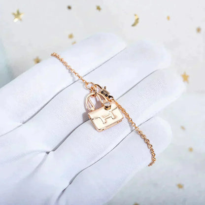 ¡®Sprite Jewelry¡¯AMULETTE PEDANT ROSE GOLD NECKLACE