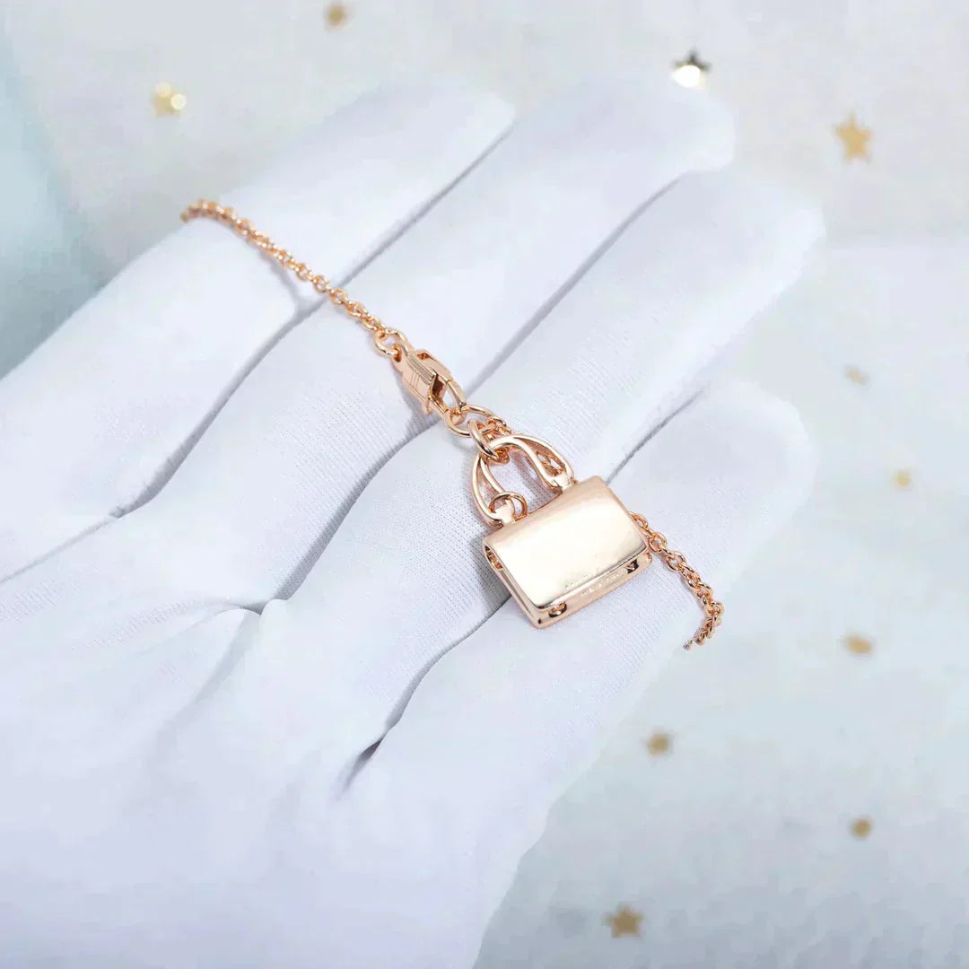 ¡®Sprite Jewelry¡¯AMULETTE PEDANT ROSE GOLD NECKLACE