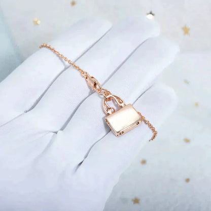 ¡®Sprite Jewelry¡¯AMULETTE PEDANT ROSE GOLD NECKLACE