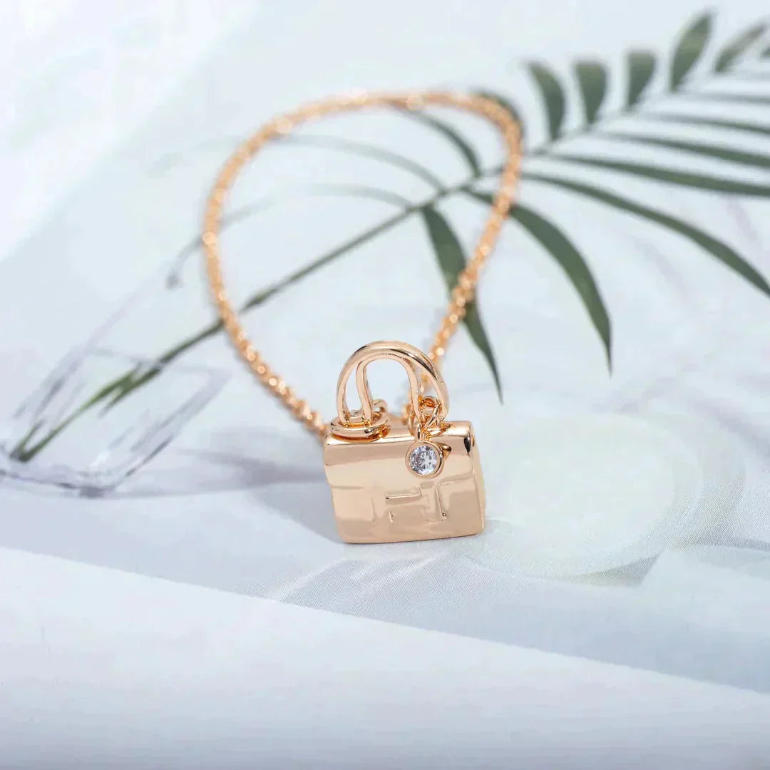 ¡®Sprite Jewelry¡¯AMULETTE PEDANT ROSE GOLD NECKLACE