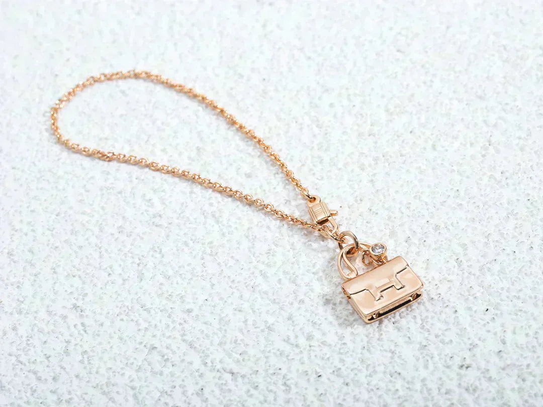 ¡®Sprite Jewelry¡¯AMULETTE PEDANT ROSE GOLD NECKLACE