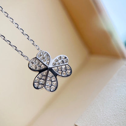 ¡®Sprite Jewelry¡¯CLOVER DIAMOND NECKLACE SILVER