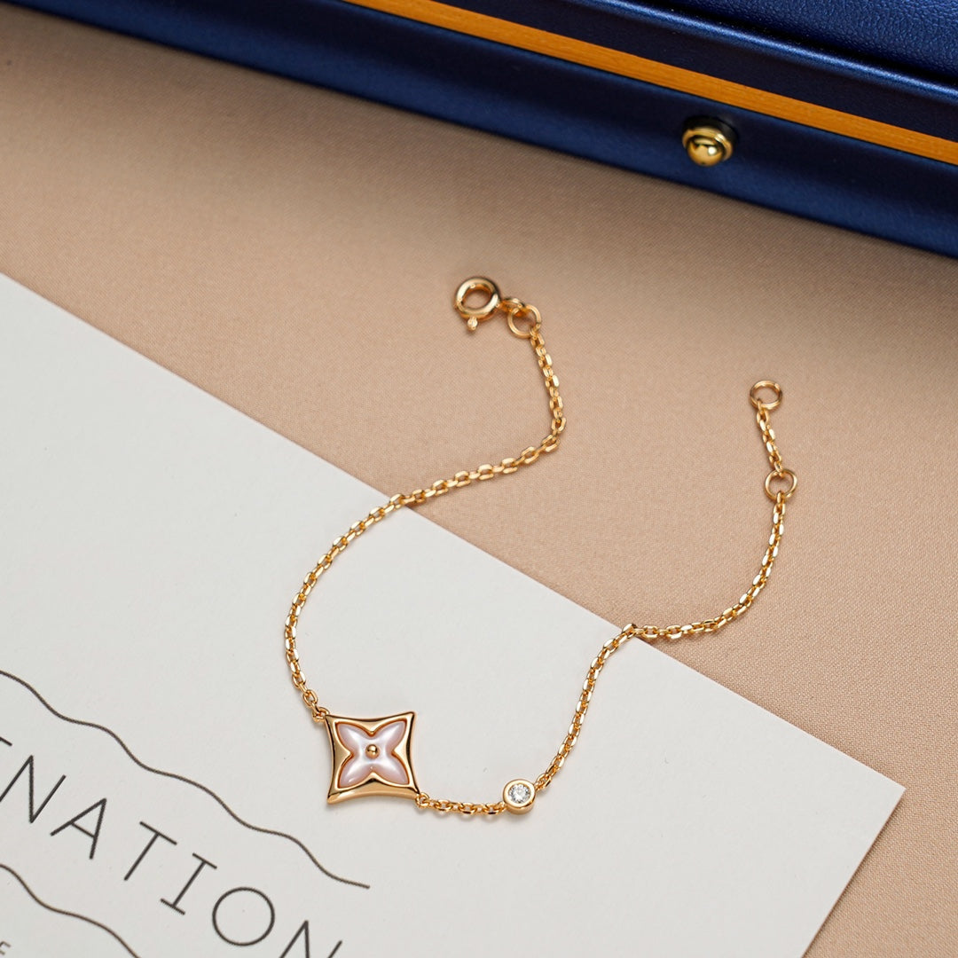¡®Sprite Jewelry¡¯STAR 1 DIAMOND PINK GOLD BRACELET