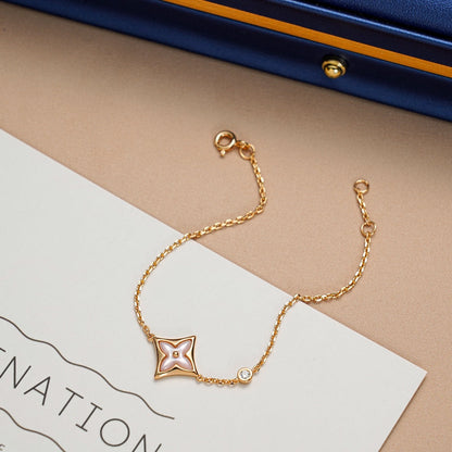 ¡®Sprite Jewelry¡¯STAR 1 DIAMOND PINK GOLD BRACELET