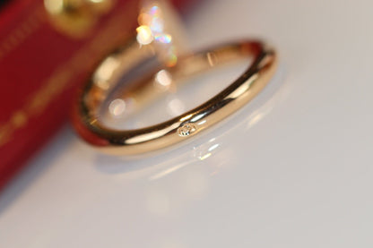 [Sprite Jewelry]Size 7 ring with real gold and diamonds