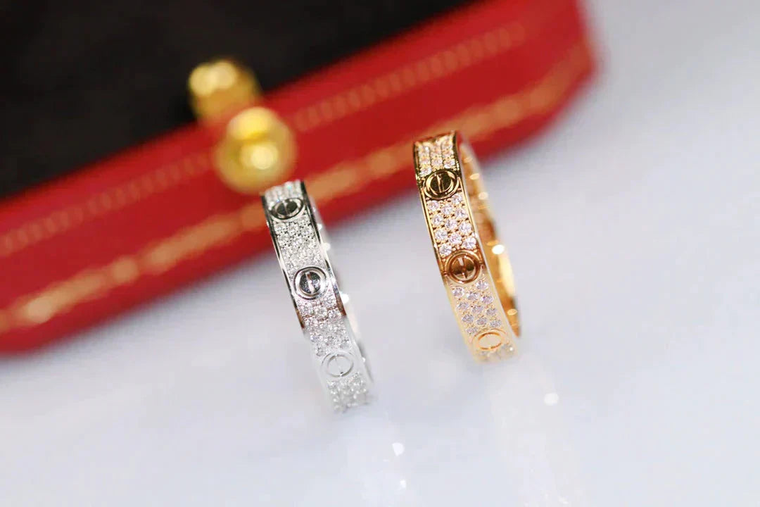 ¡®Sprite Jewelry¡¯LOVE RING 3.6MM DIAMOND PAVED