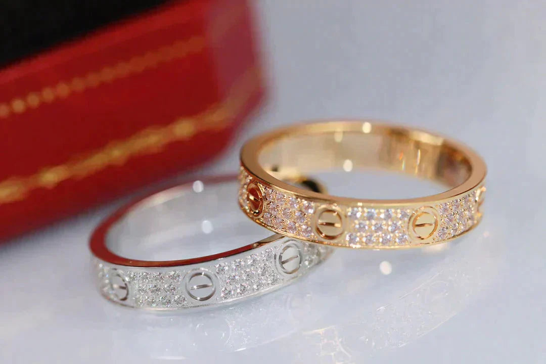 ¡®Sprite Jewelry¡¯LOVE RING 3.6MM DIAMOND PAVED