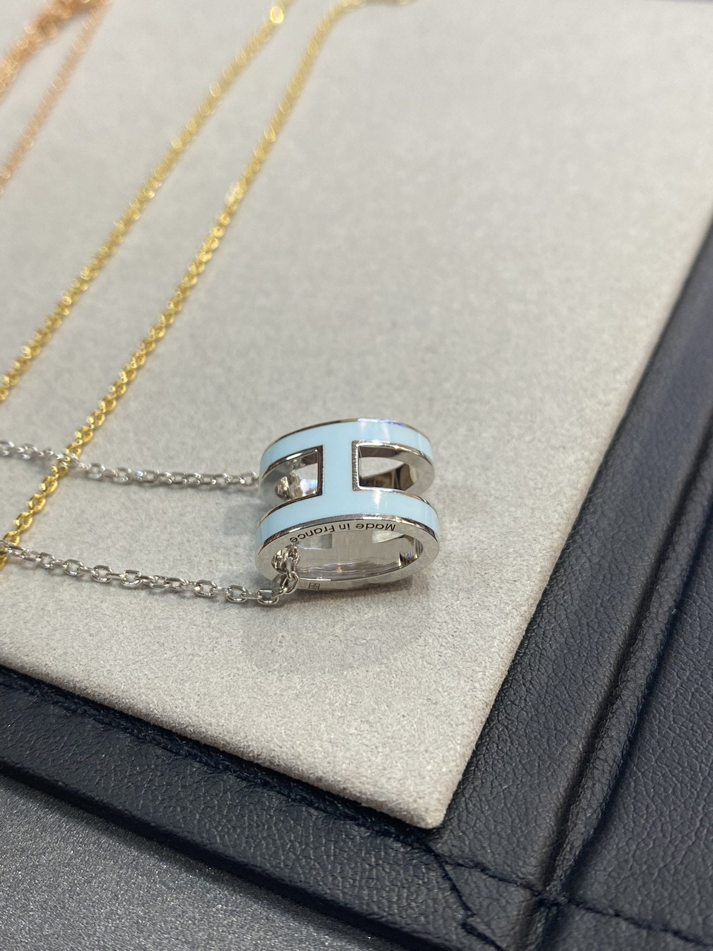 ¡®Sprite Jewelry¡¯POP H LIGHT BLUE NECKLACE