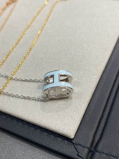 ¡®Sprite Jewelry¡¯POP H LIGHT BLUE NECKLACE
